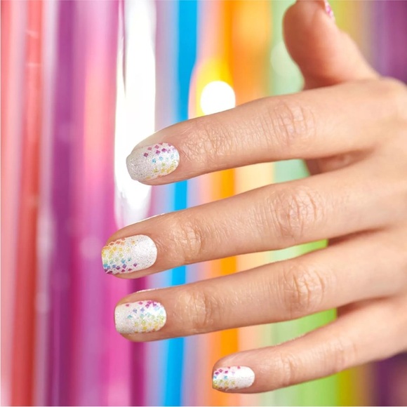 *Retired* Color Street: Celebrate Differences | White Rainbow Pride Glitter - Picture 1 of 14